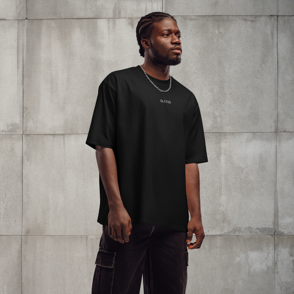 Unisex Oversized T shirt Black