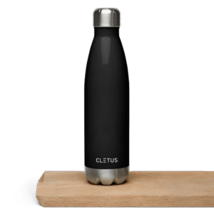 Cletus™ CoreSteel Insulated Water Bottle – Matte Black