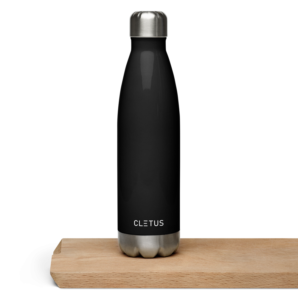 Cletus™ CoreSteel Insulated Water Bottle – Matte Black