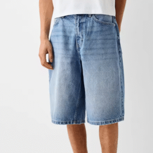 CLETUS Classic Relaxed Fit Denim Shorts